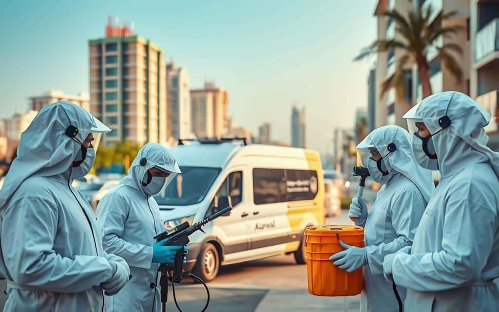 مكافحة حشرات حي النهضة بجدة شركة الخط الأول