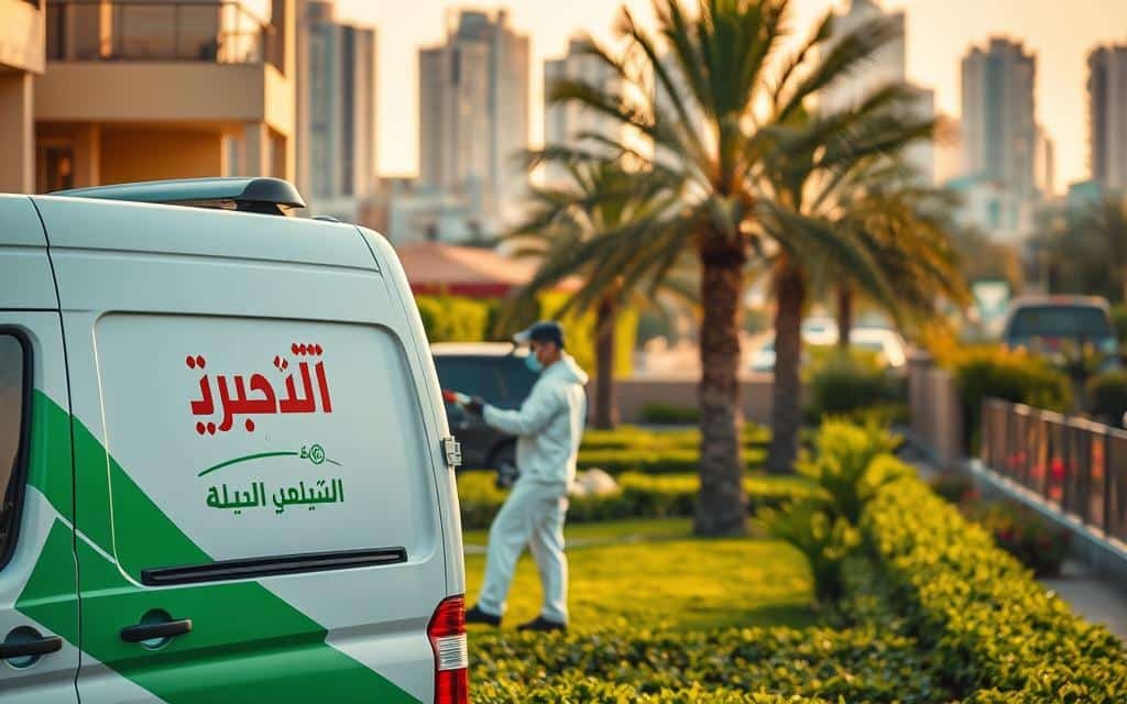 مكافحة حشرات حي البساتين بجدة شركة الخط الأول