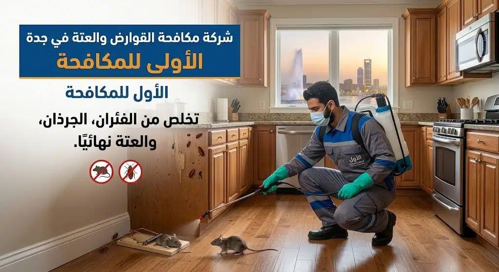 شركة مكافحة حشرات بجدة — معالجة المحيط الخارجي والأحواش